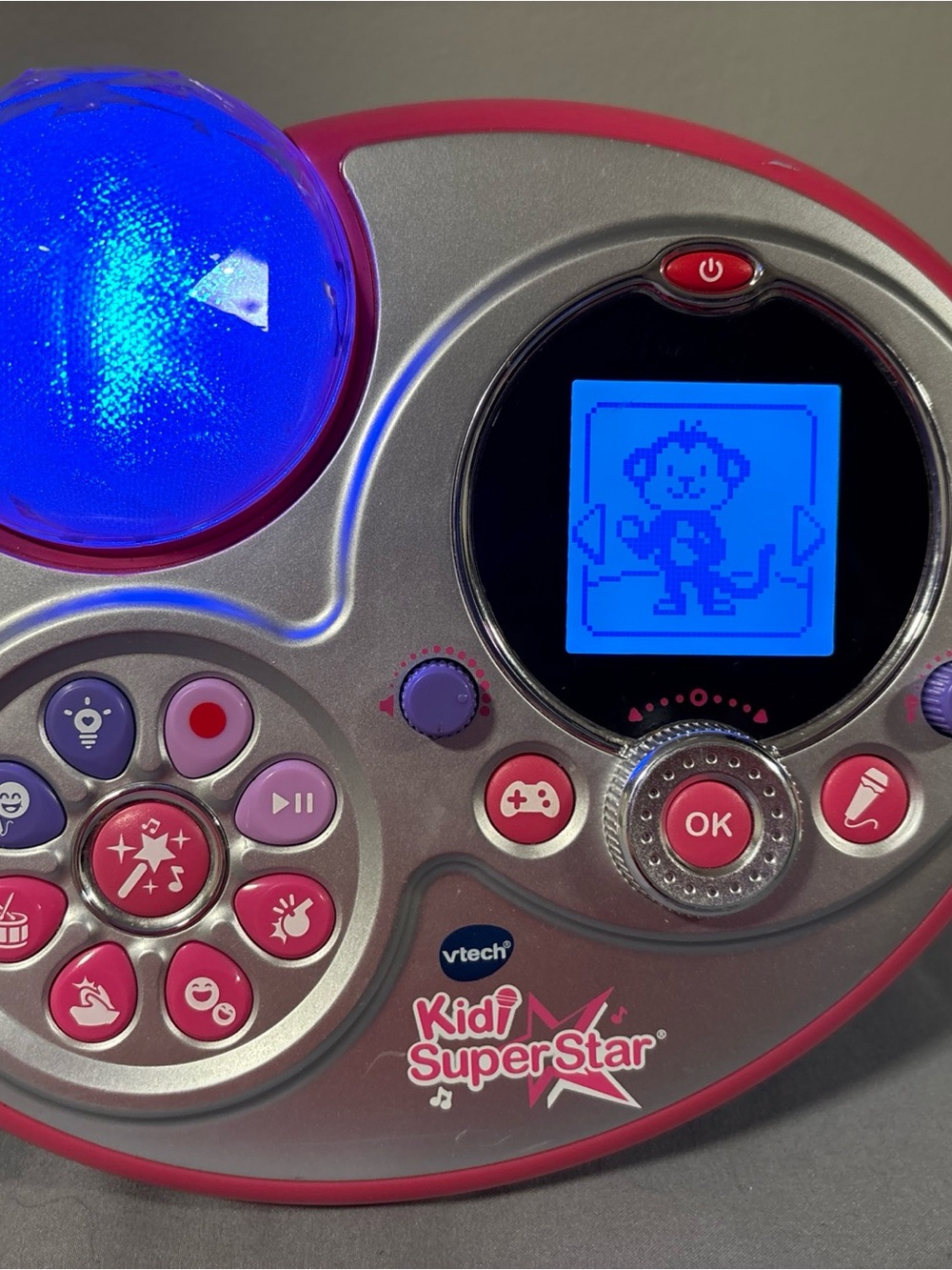 Kidi Super Star Music Player - Pink & Silver